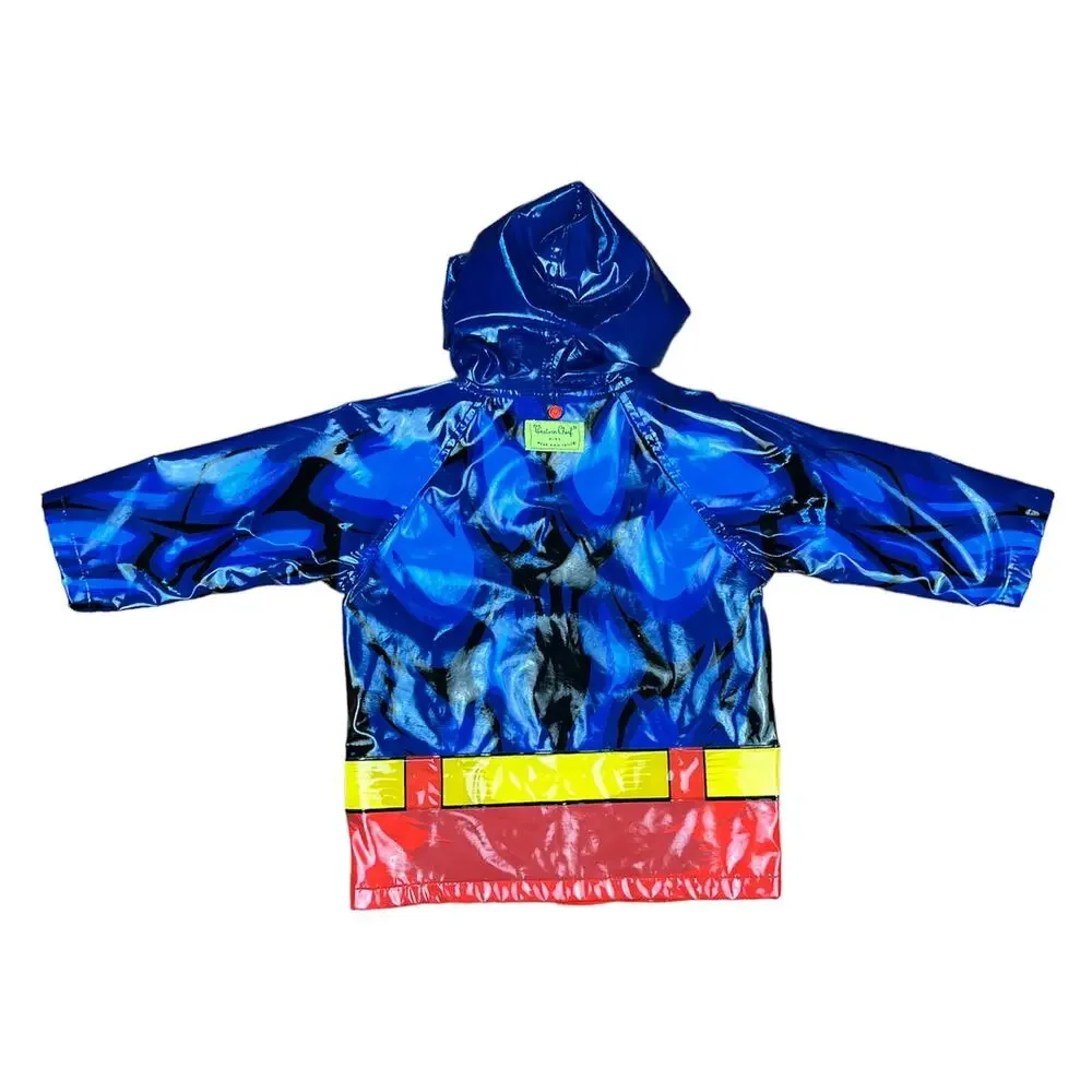Western Chief Superman Raincoat Jacket Sz 2T